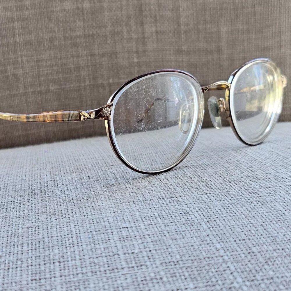 Laura Ashley JACQUELINE Women Glasses/Eyeglasses SUNFLOWER 50[]18 135 Made Japan